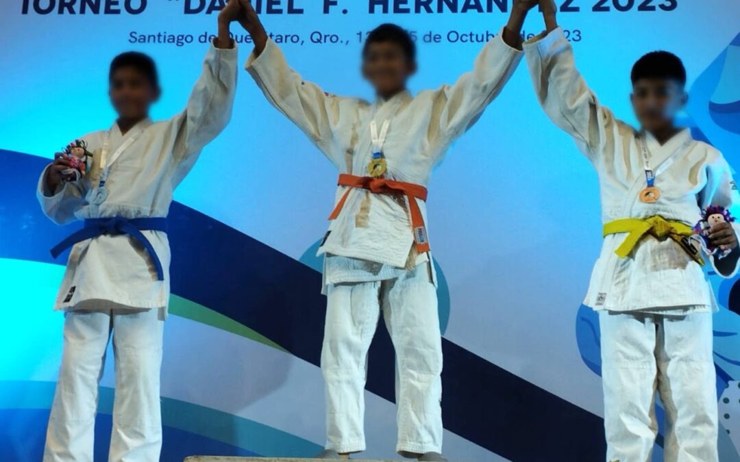 Niños del DIF Michoacán ganan oro, plata y bronce en Nacional de Judo