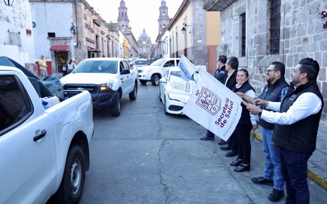 Michoacán envía más brigadas sanitarias a Guerrero
