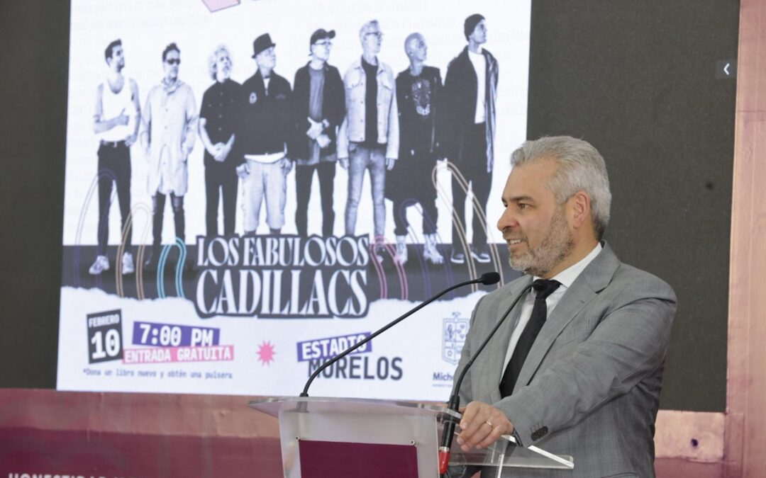 Concierto de Los Fabulosos Cadillacs, activará el turismo regional: Sectur Michoacán