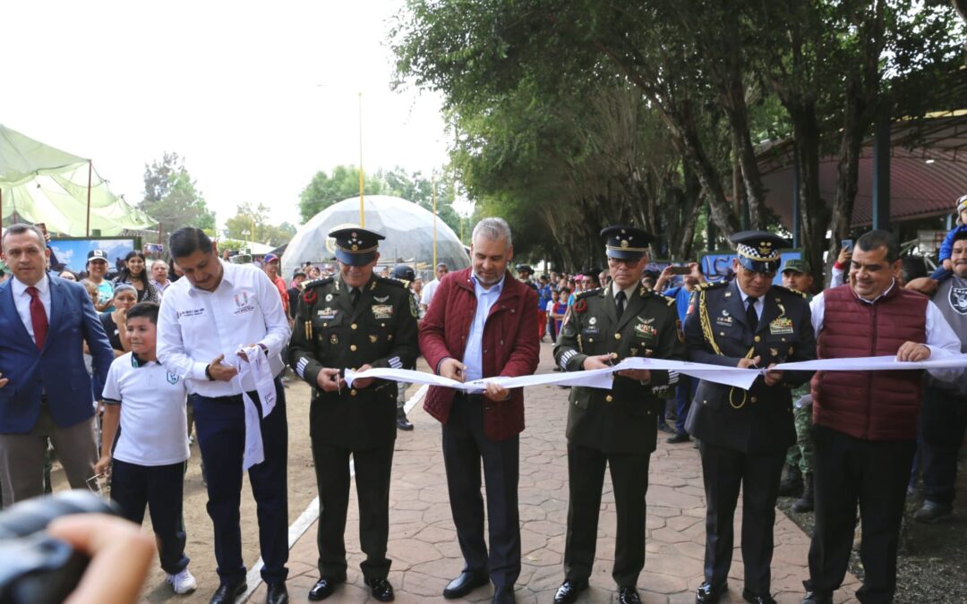 Exposición la Gran Fuerza de México en Uruapan espera más de 200 mil visitantes: Bedolla