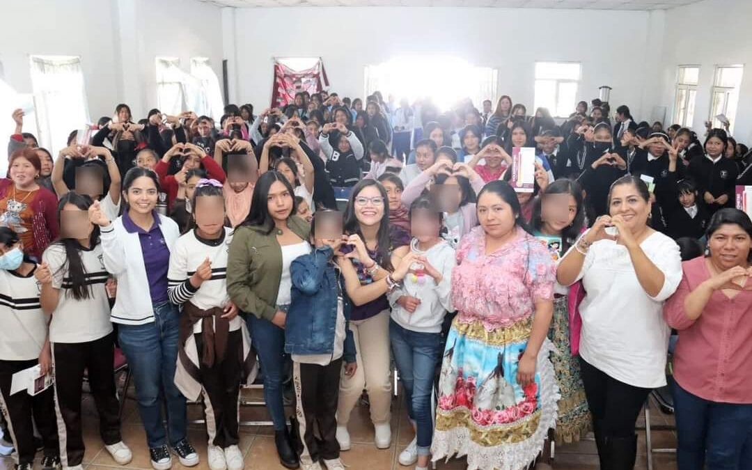 Promueve Seimujer menstruación digna en la comunidad de Angahuan