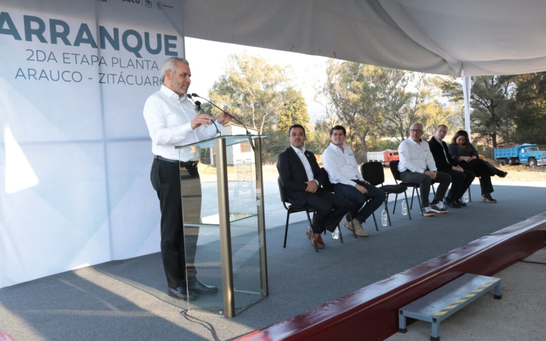 Arranca construcción de planta Arauco en Zitácuaro; será la más grande del país