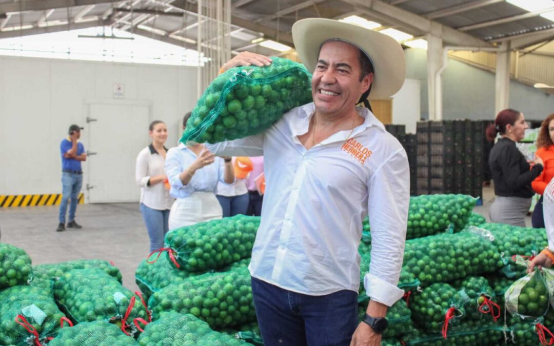 Carlos Herrera se reune con integrantes del sector limoneros de Apatzingán