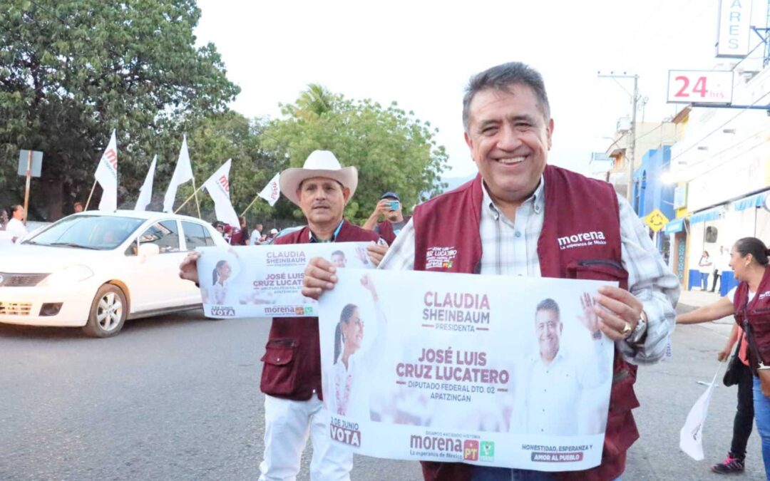 José Luis Cruz Lucatero, llama a realizar una contienda electoral con propuestas y respeto
