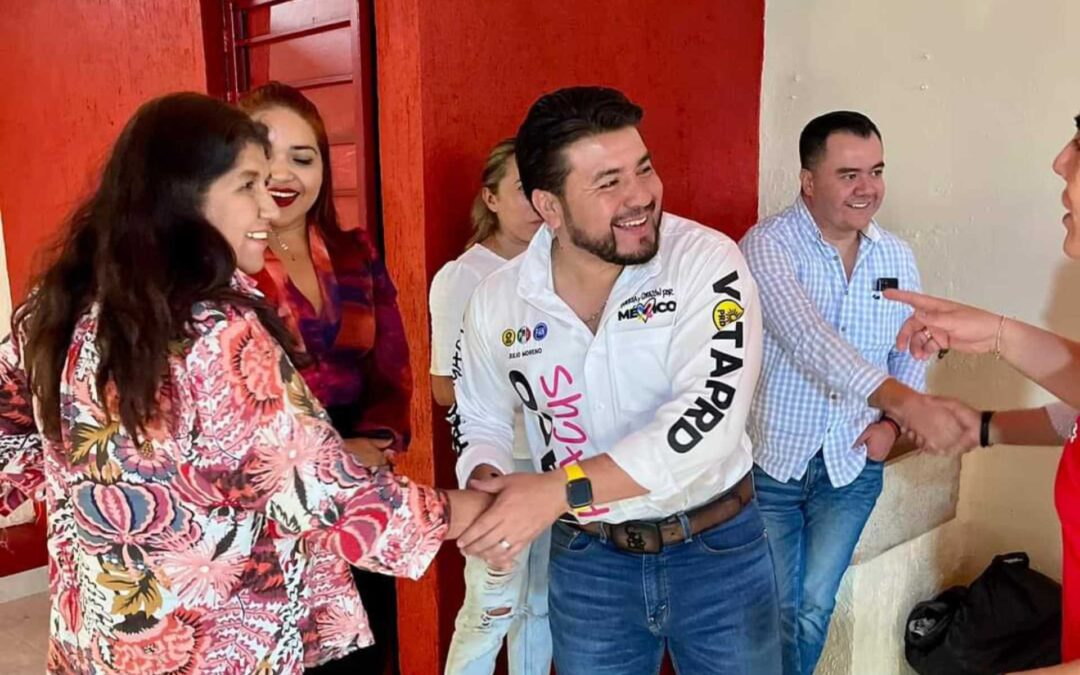 Julio Moreno avanza en la campaña por la Diputación Federal en Regiones Clave de Michoacán