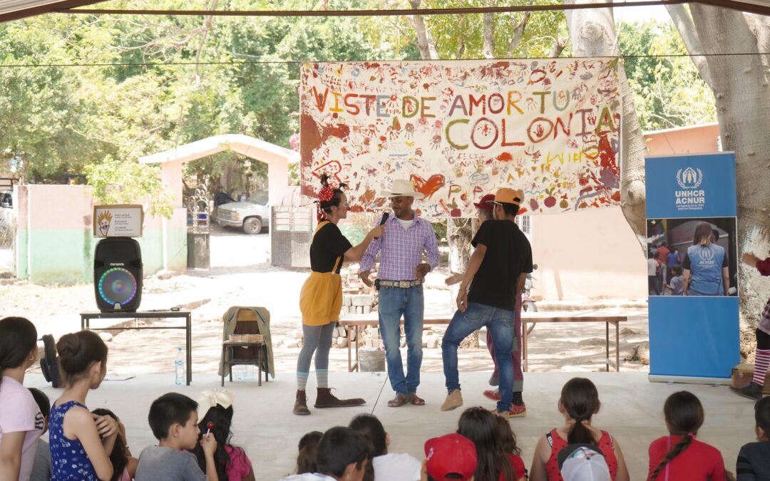 Payasos sin Fronteras lleva sonrisas a menores de Tarímbaro y Apatzingán