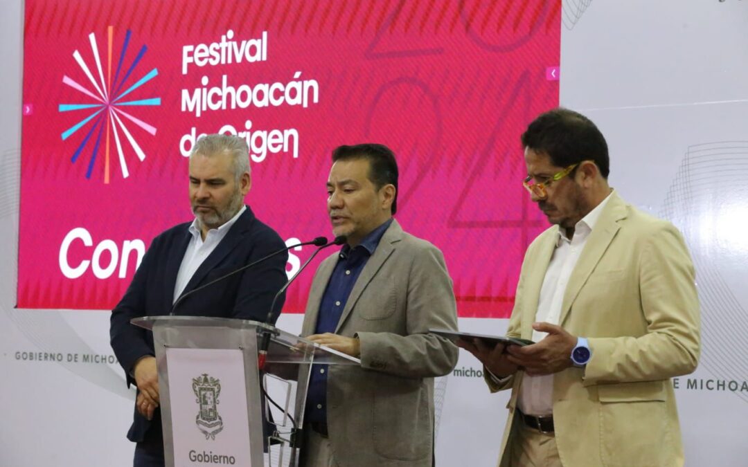 Conoce la cartelera de conciertos del Festival Michoacán de Origen