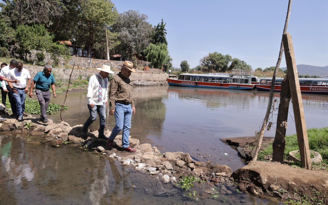 Vamos por la preservación del lago y manantiales de Pátzcuaro: Bedolla 