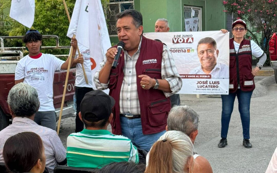 José Luis Cruz Lucatero, llama al voto por la democracia y el progreso social