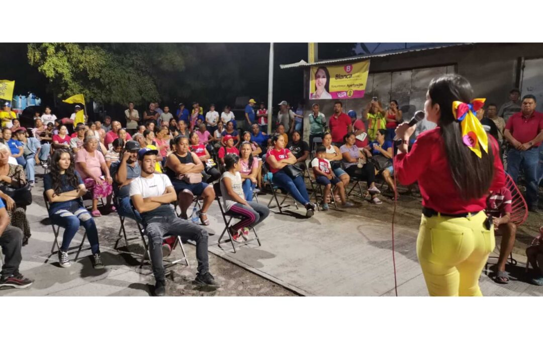 Blanca Álvarez compromete revitalizar los espacios  públicos recreativos de Apatzingán