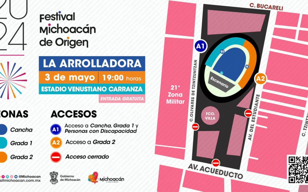 Por dónde ingresar al Venustiano para el concierto de La Arrolladora; aquí te decimos