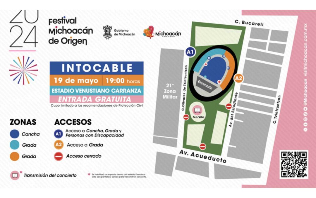 Conoce los accesos en el Venustiano para el concierto de Intocable