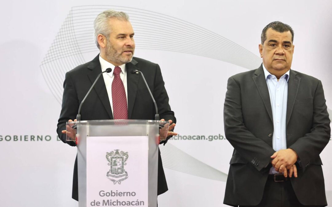 Bedolla ratifica respaldo a Sheinbaum; buena relación permitirá sacar adelante a Michoacán