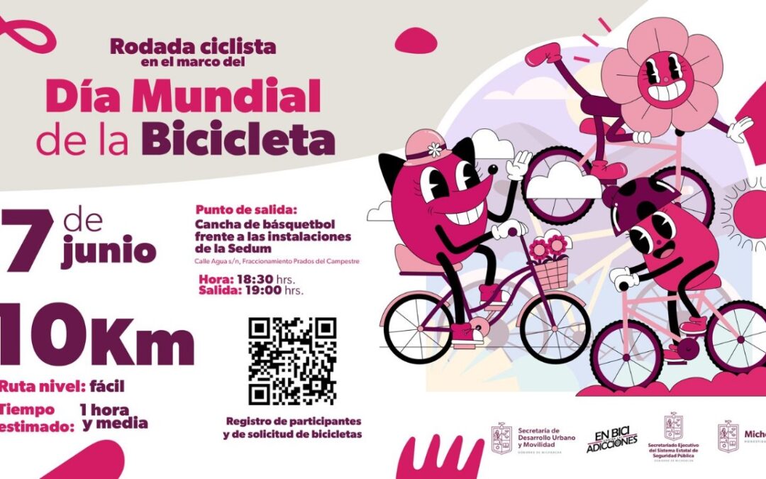 Cambia punto de partida de la rodada por el Día Mundial de la Bicicleta