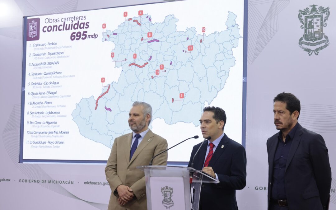 En primer semestre, terminadas 11 obras por 695 mdp: SCOP