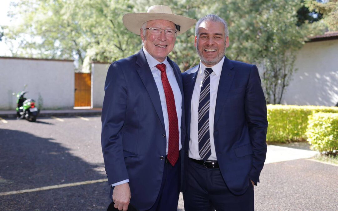 Próxima semana el embajador Ken Salazar visitará Michoacán