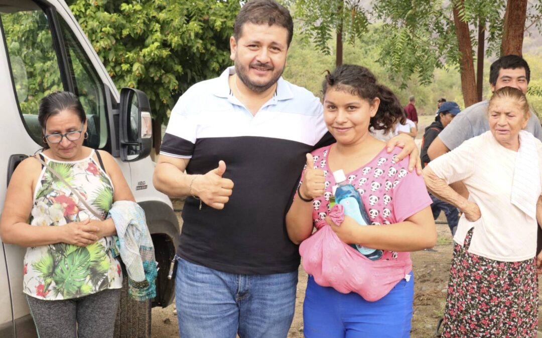 Gobierno Municipal y DIF Apatzingán entrega apoyos alimentarios en comunidades marginadas