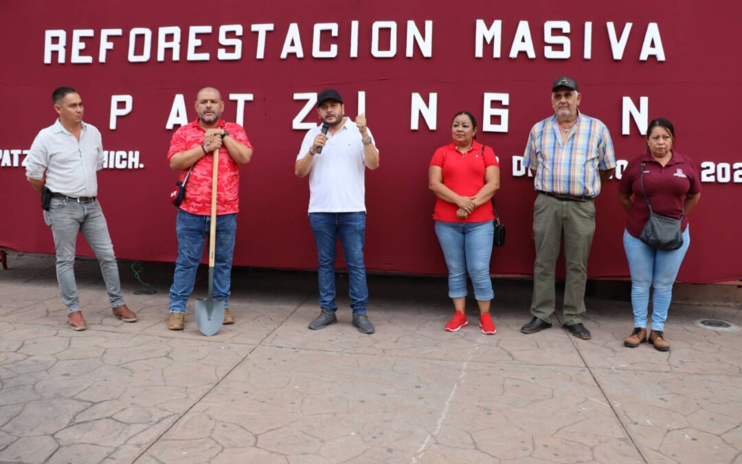 Colectivos Apatzinguenses y Gobierno Municipal inician Campaña de Reforestación 2024