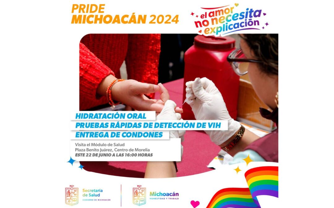 SSM tendrá pruebas rápidas de detección de VIH y otras ITS en la marcha del orgullo