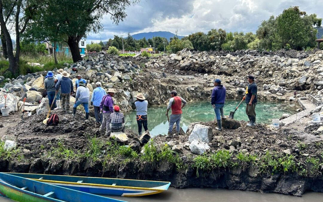 Rehabilitan 11 manantiales con trabajos de rescate del Lago de Pátzcuaro