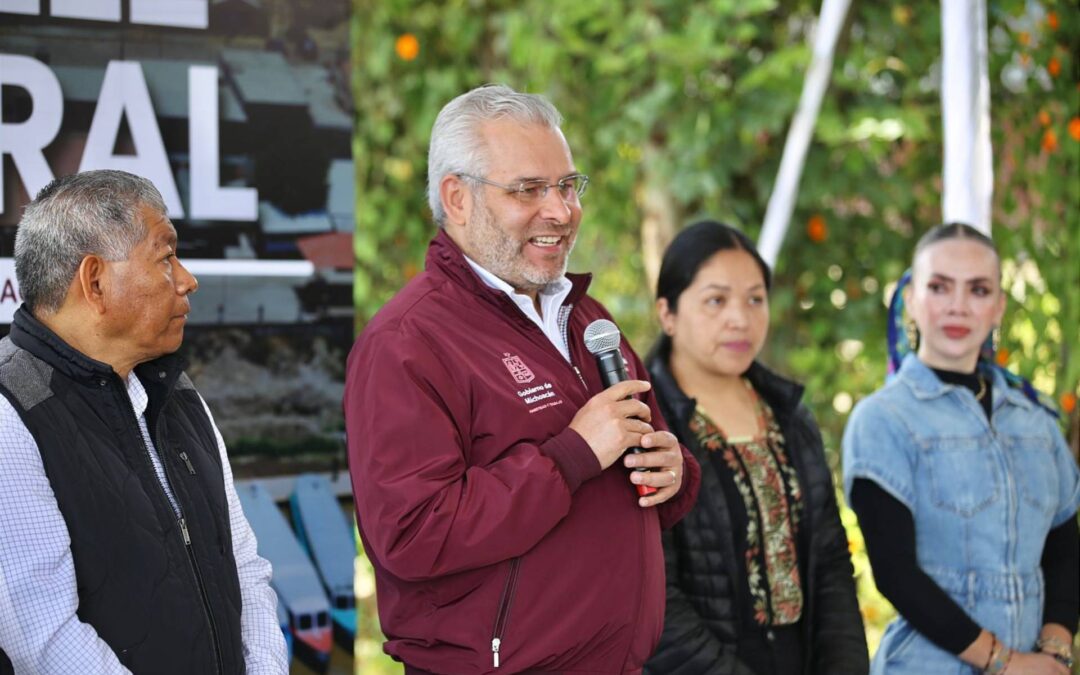 Pedirá Bedolla a Sheinbaum, sea prioridad nacional rehabilitación del lago de Pátzcuaro