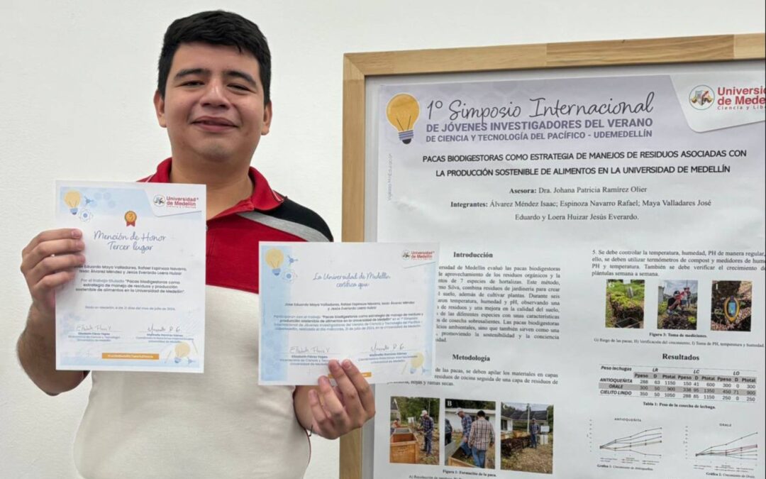 Universidad de Medellín reconoce a michoacanos por estudio sobre manejo de residuos