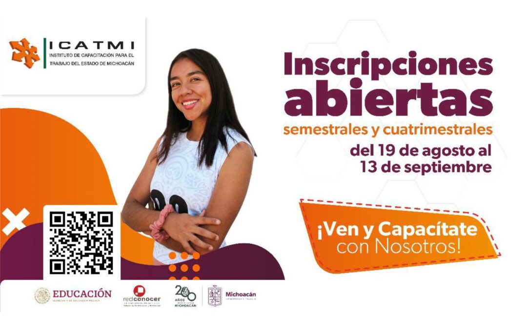 Icatmi abre inscripciones para más de 850 cursos de capacitación laboral