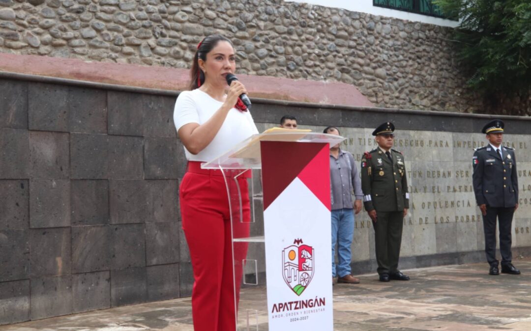 Gobierno de Apatzingán y Ejido La Concha conmemoran el natalicio de José María Morelos