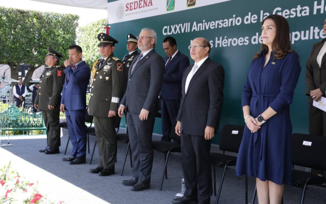 Encabeza Bedolla ceremonia del 177 Aniversario de la Gesta Heroica de los Niños Héroes