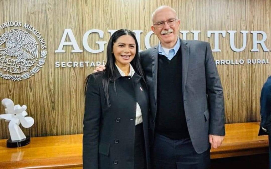 Araceli Saucedo gestiona ante federación apoyo para el sector agropecuario de Michoacán