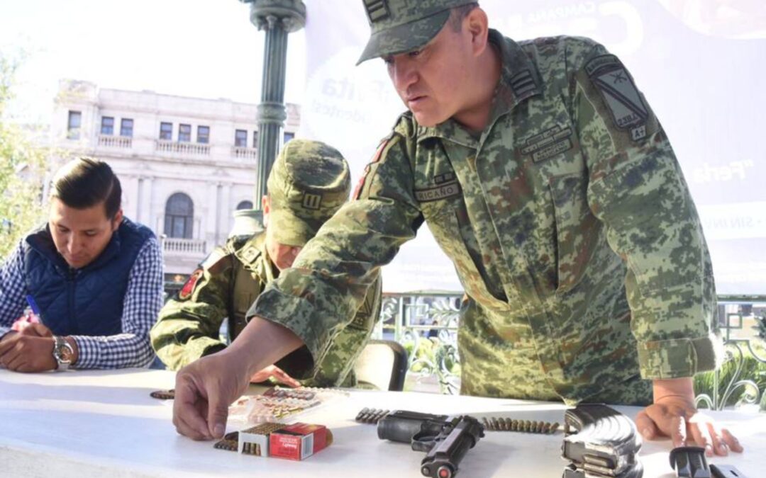 Ejército Mexicano participa en Campaña de Canje de Armas en Parácuaro y Mújica