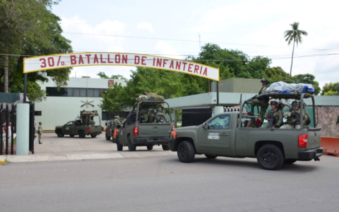 Arriban 200 elementos del Ejército Mexicano para reforzar operaciones del sector limonero en la región de Apatzingán