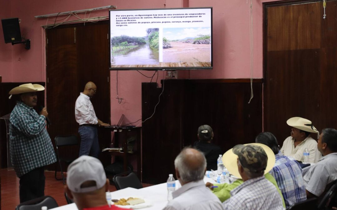 Comisariados Ejidales de Apatzingán presentan necesidades de zona rural al gobierno municipal