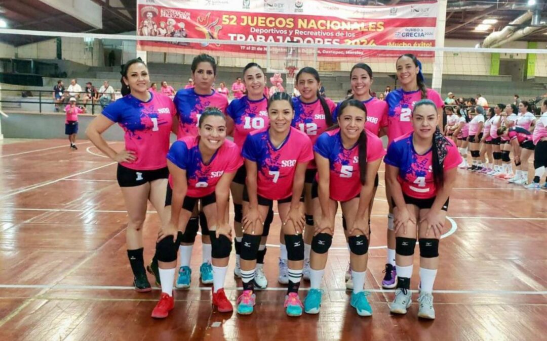 #HugoMolina a féminas deportistas que asisten a Juegos Nacionales Deportivos y Recreativos en Oaxtepec, Morelos