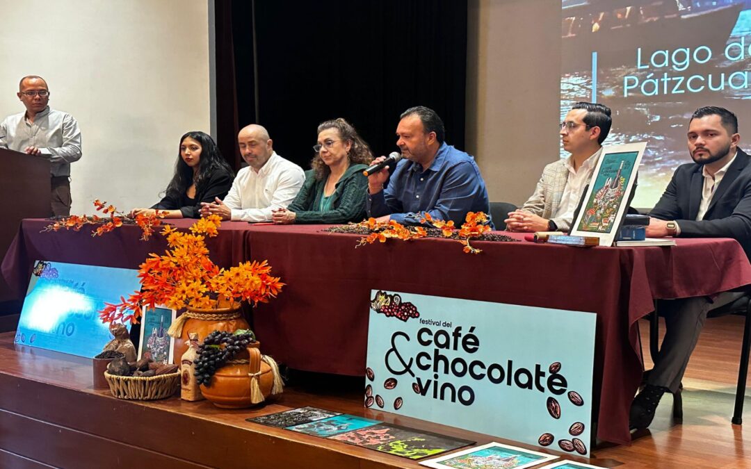 Pátzcuaro reunirá a 100 expositores para el Festival del Café, Chocolate y Vino