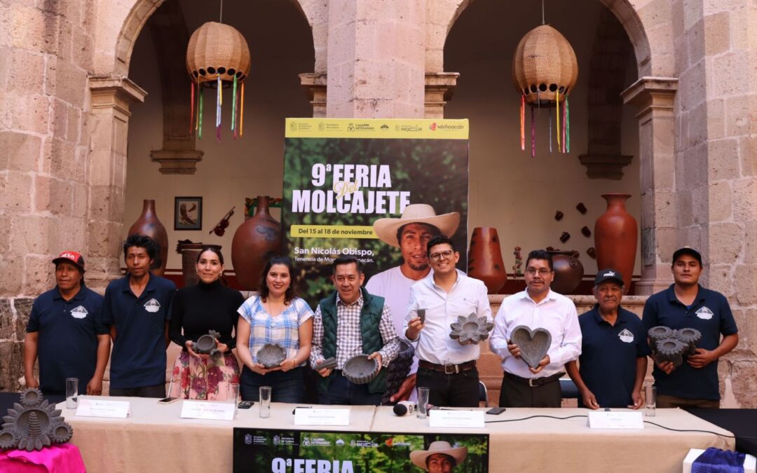 San Nicolás Obispo te espera en su Feria del Molcajete; habrá más de 70 diseños