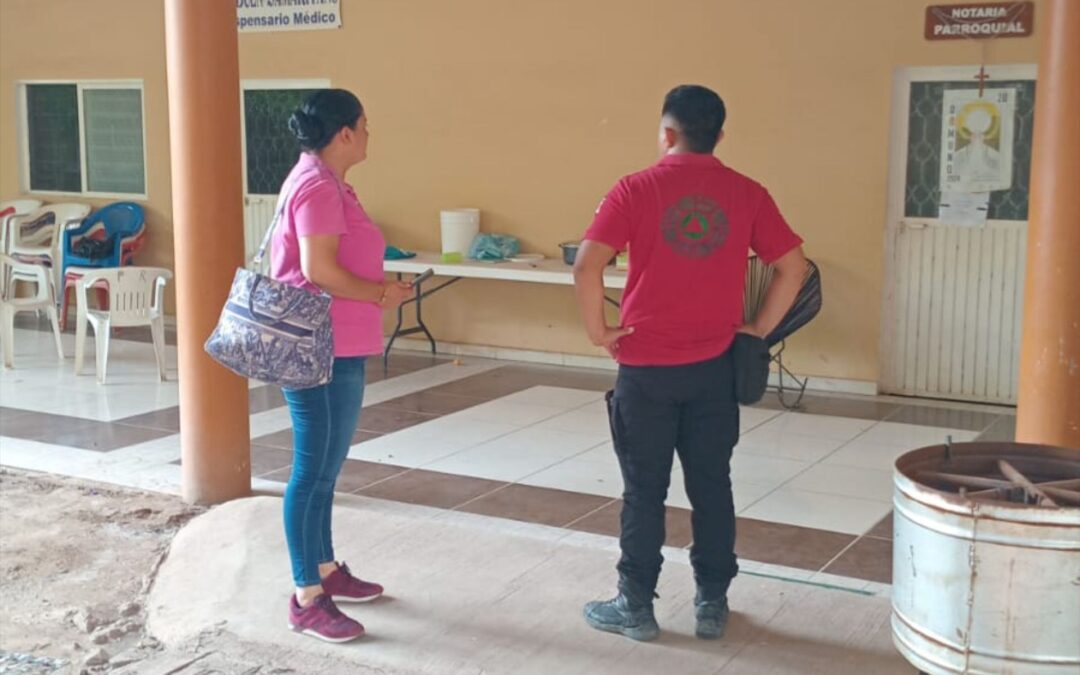 Protección Civil Apatzingán realiza recorridos en la Presa del Rosario, ante rumores de desplazamientos