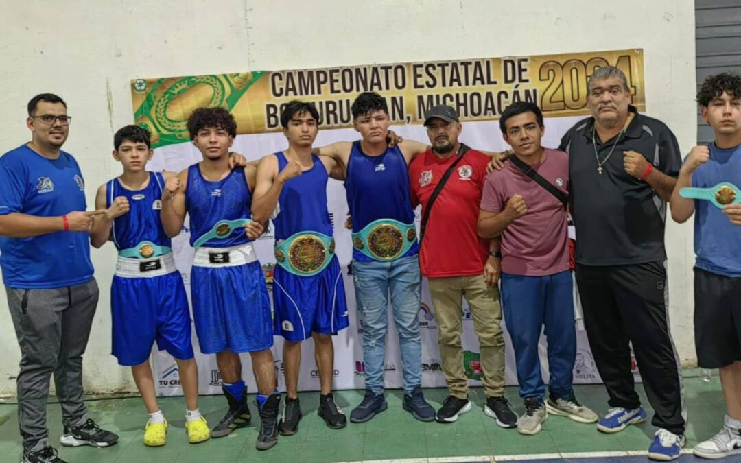 #HugoMolina congratulado por resultados de pugilistas de la Escuela de Box Figueroa que apoyo para competir en Campeonato Estatal en Uruapan