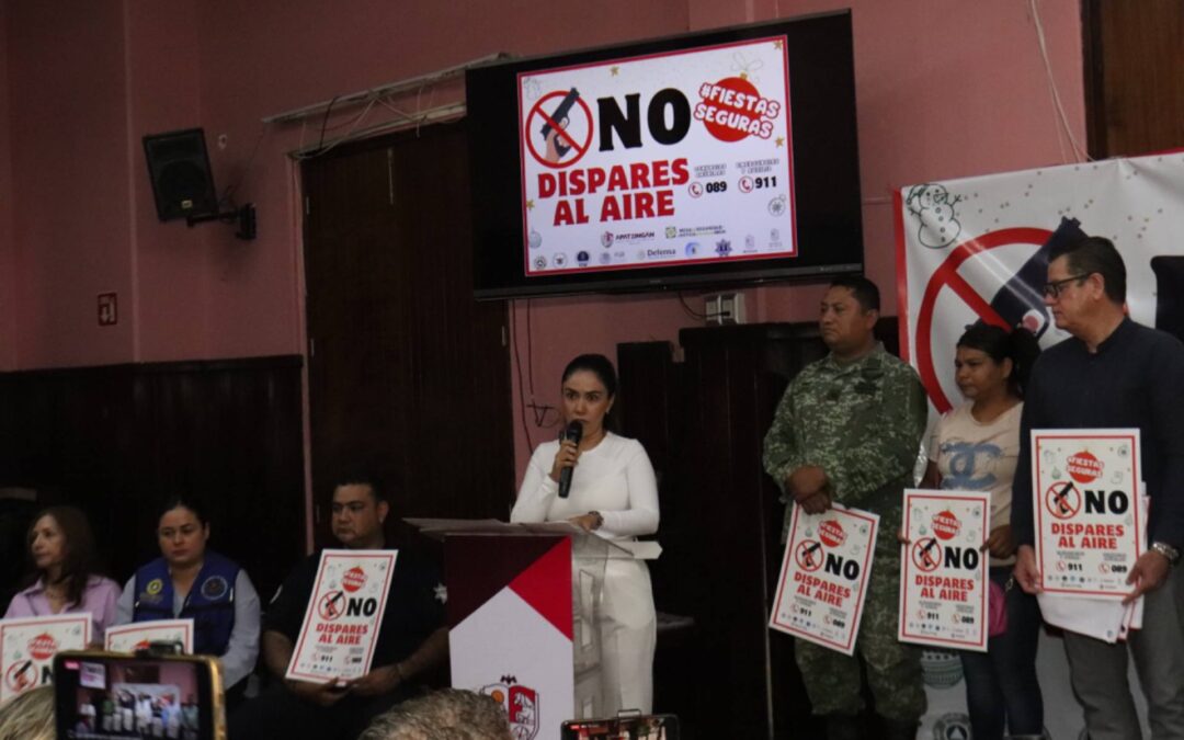 Apatzingán inicia campaña “No Dispares Al Aire” rumbo a las fiestas decembrinas