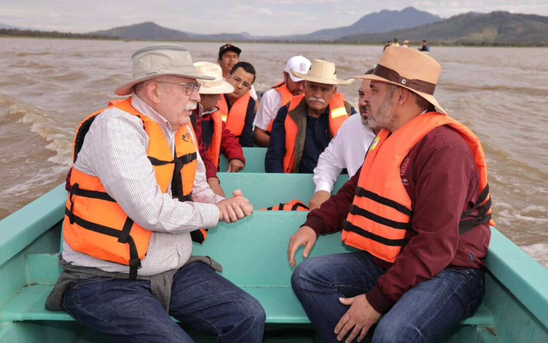Bedolla y Sader impulsan el desarrollo sostenible del lago de Pátzcuaro