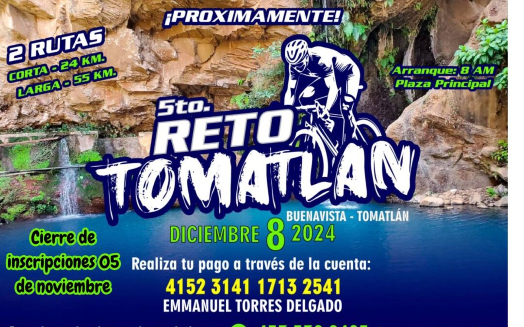 Todo listo para mañana domingo el 5to Reto Tomatlán de Ciclismo de Montaña en Buenavista: Emmanuel Torres D.