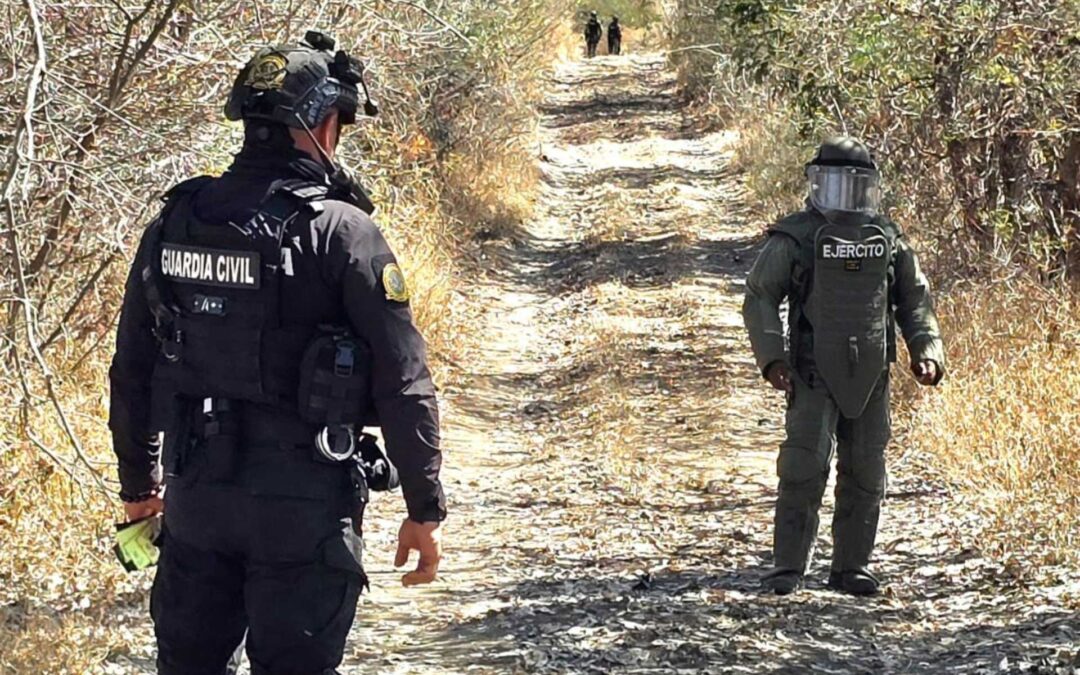 En Buenavista, agentes estatales y federales desactivan 2 artefactos explosivos