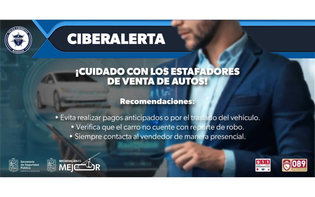 Evita ser víctima de fraude al comprar un auto por internet; sigue estos consejos de la SSP