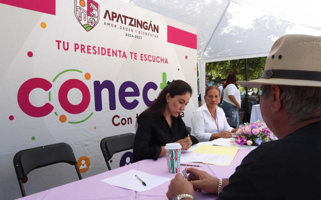 Con Fanny L. Arreola regresa atención directa a los ciudadanos apatzinguenses.