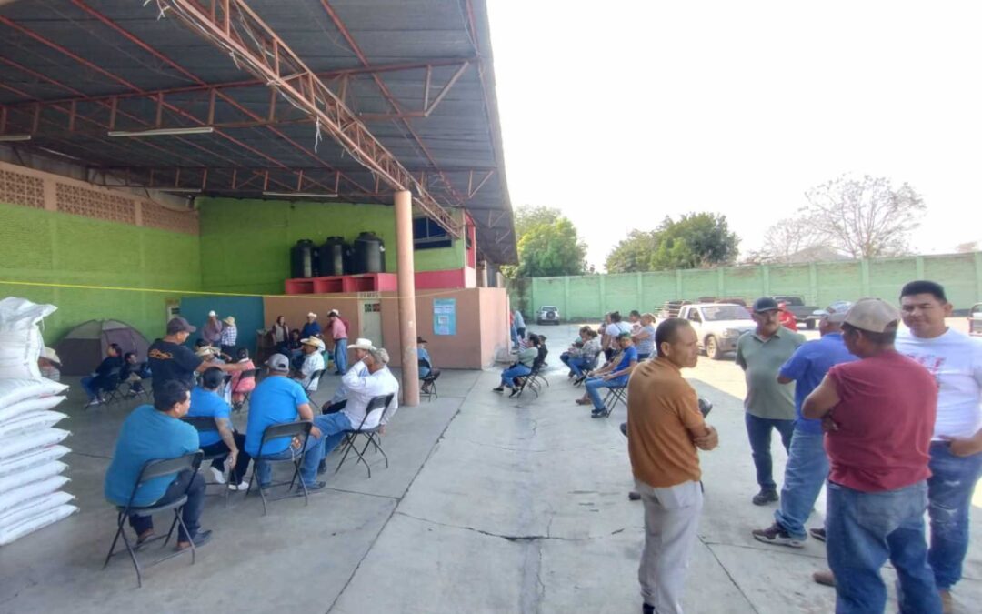 Un total de 194 campesinos de Apatzingán, recibirán apoyo de fertilizante.