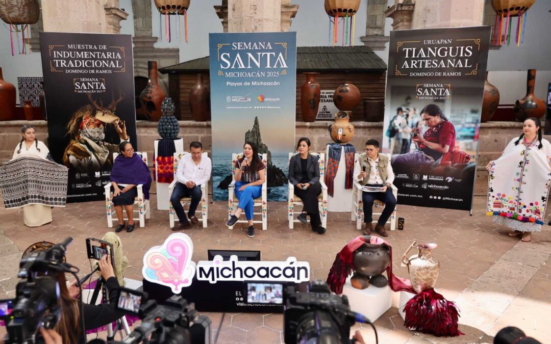 Vive la Semana Santa 2025 en Michoacán con más de 900 actividades turísticas, culturales y artesanales