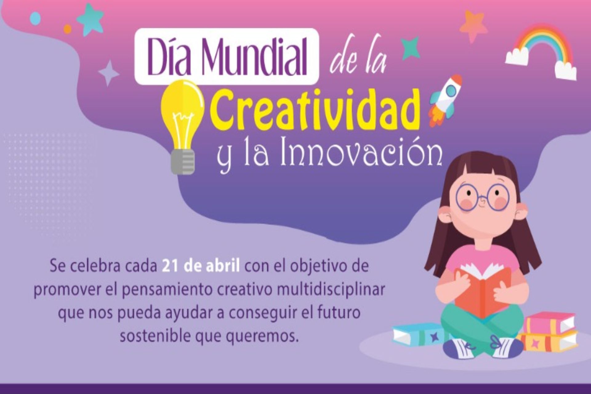Hoy 21 de Abril, Día Mundial de la Creatividad y la Innovación.