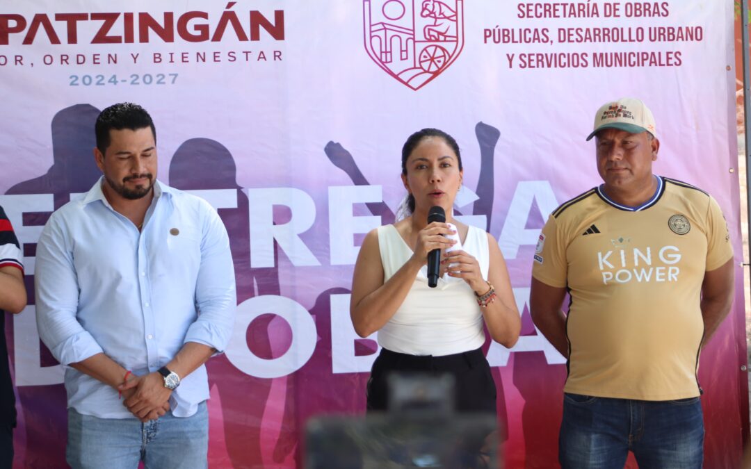 Fanny L. Arreola, dignifica espacios educativos en Apatzingán.