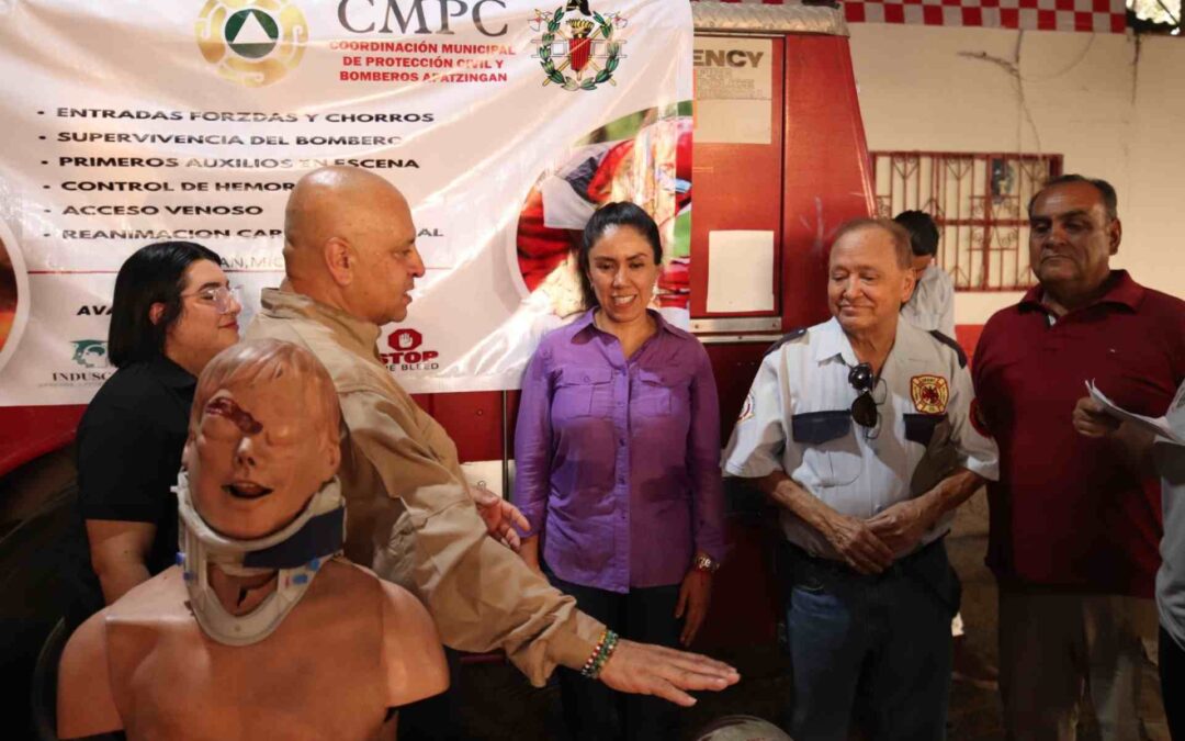 Ayuntamiento de Apatzingán fortalece servicios de emergencia con capacitación especializada