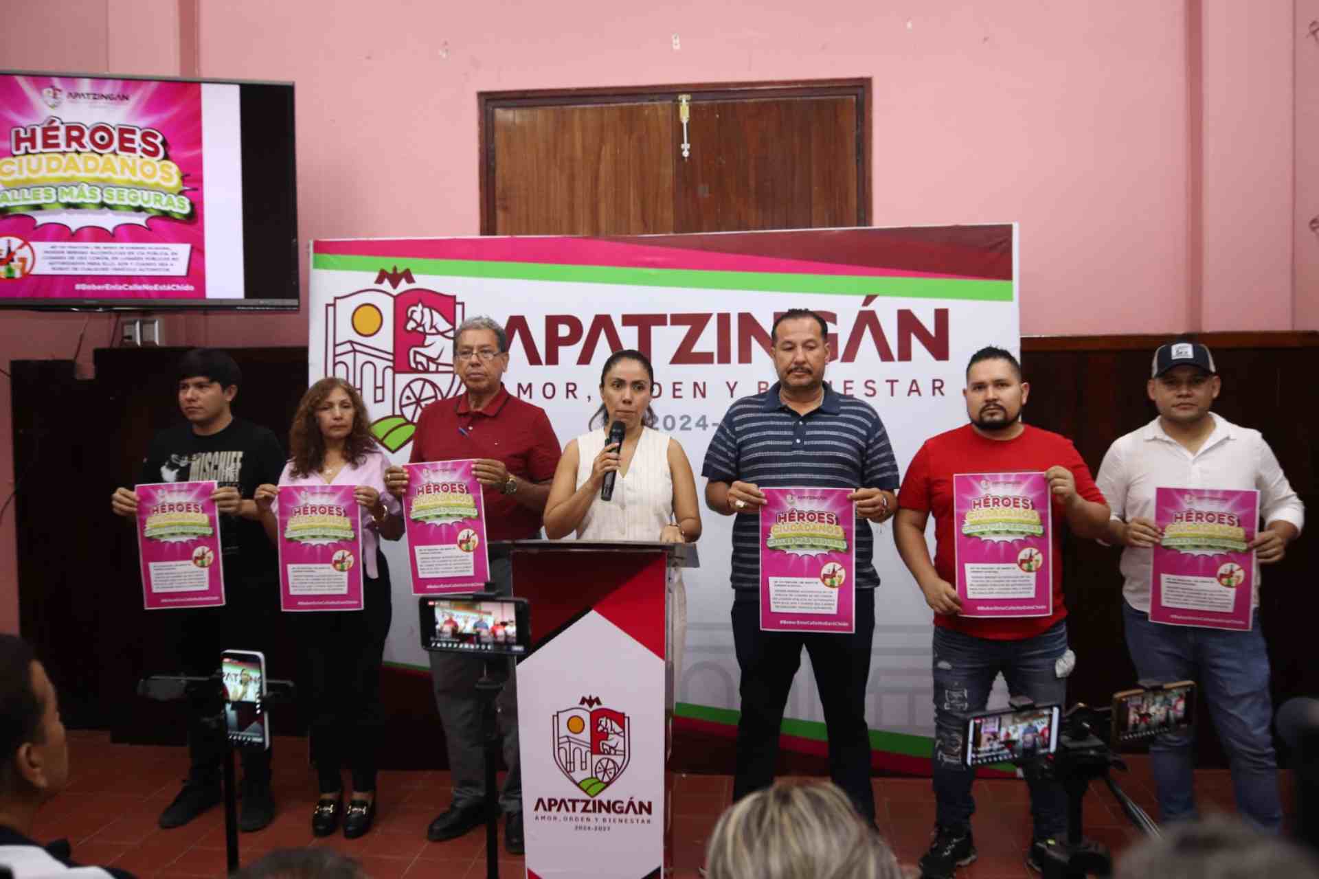 Gobierno de Apatingán lanza Campaña «Héroes Ciudadanos» contra el Consumo de Alcohol en Vía Pública.